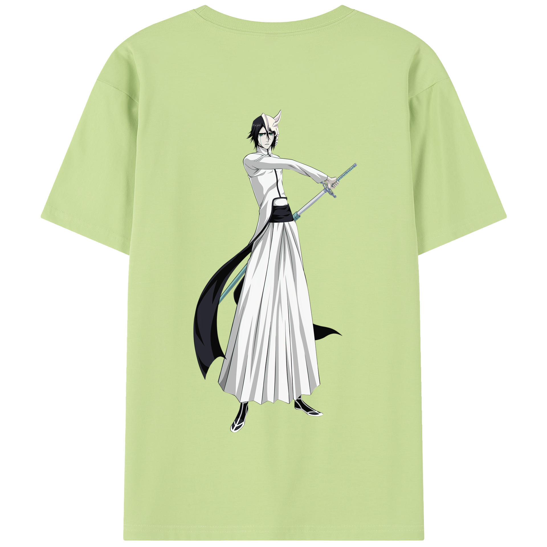 （画像用） ブリーチ ウルキオラ·シファー BLEACH Ulquiorra cifer 綿100％半袖Tシャツ（背面プリント）